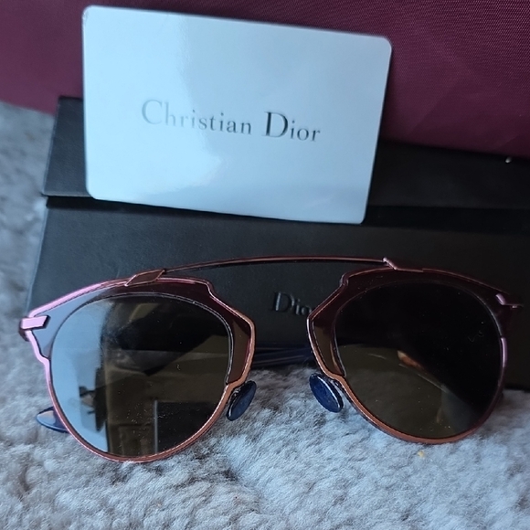 Christian Dior Pink Frame Sunglasses - Picture 2 of 10
